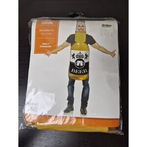 SEEING RED Beer Costume #978 Adult Up to 42" Oktoberfest Halloween